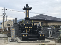 益城町　堀川家のお墓が完成しました。