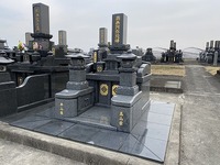 合志市　高山家のお墓移転工事が無事完了しました。
