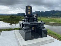 2020.6月 南阿蘇村でお墓の建立しました。