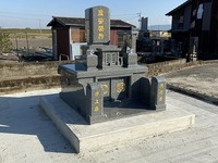 2020年12月　福岡県みやま市でお墓の完成です。